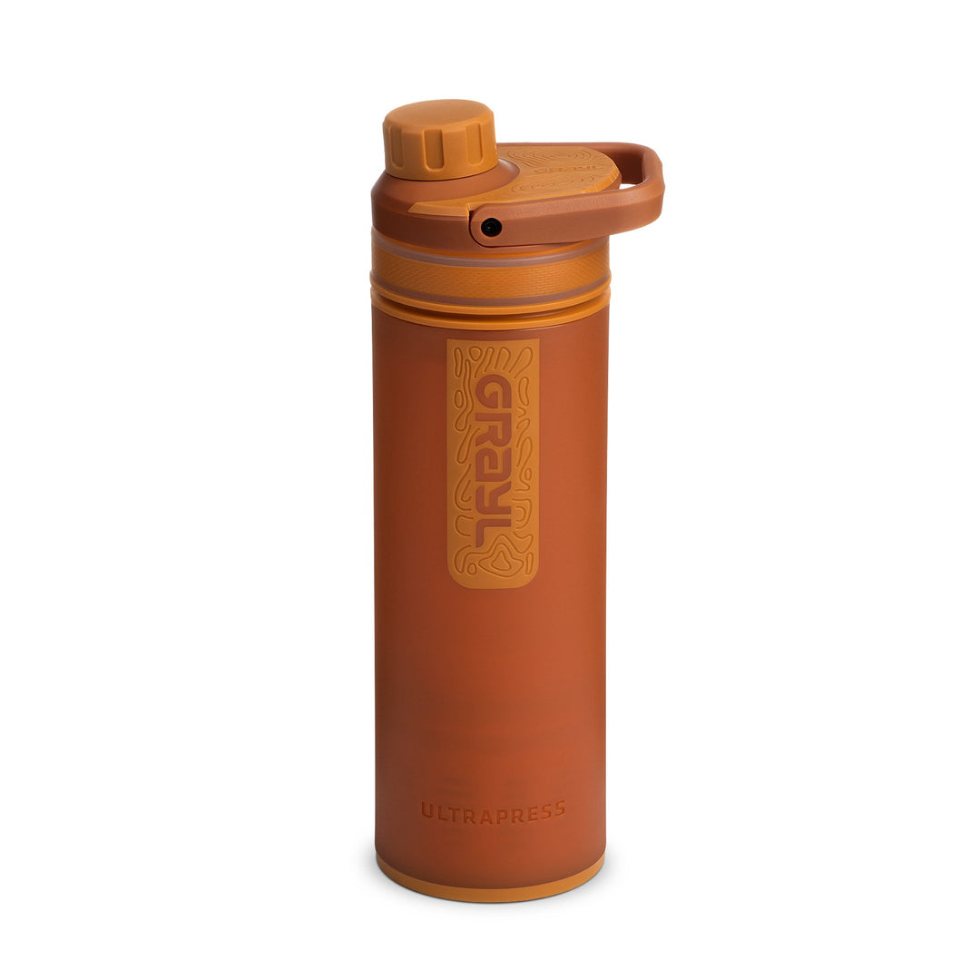 Best top rated Grayl UltraPress Filter and Purifier Water Bottle – 16.9 Fluid Ounces | Nature Edition | Mojave Redrock | Standard View