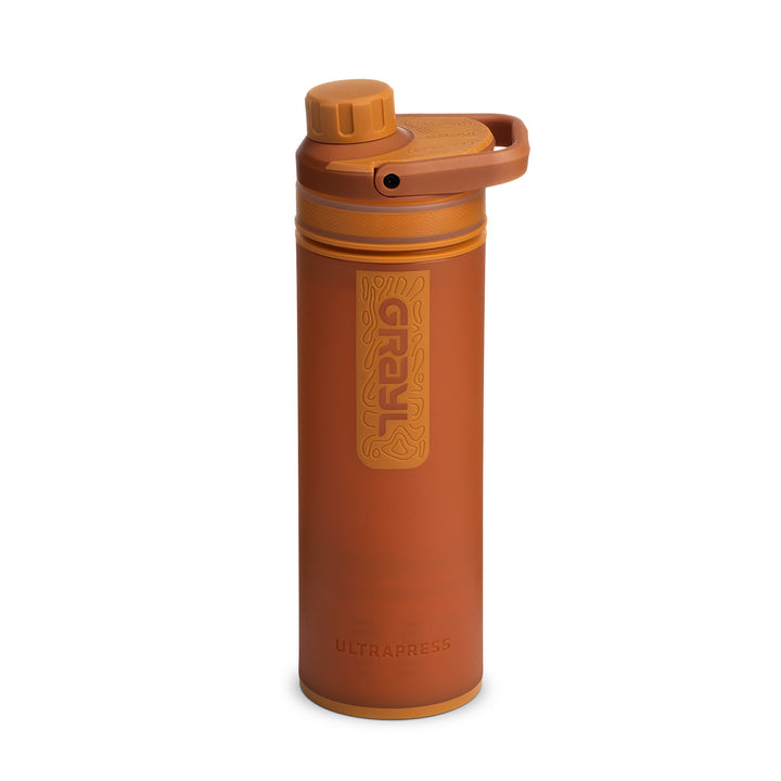Best top rated Grayl UltraPress Filter and Purifier Water Bottle – 16.9 Fluid Ounces | Nature Edition | Mojave Redrock | Standard View